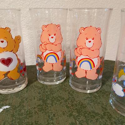 Care Bears Pizza Hut Tumblers Set of 8 #2