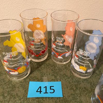Care Bears Pizza Hut Tumblers Set of 8 #2