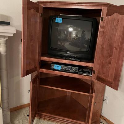 Corner Entertainment Armoir