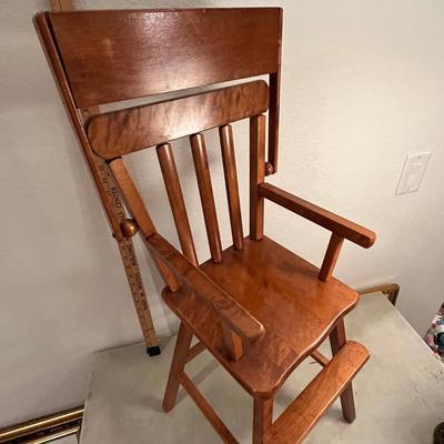 Wood Doll High Chair