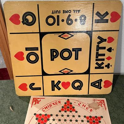 Two board game boards