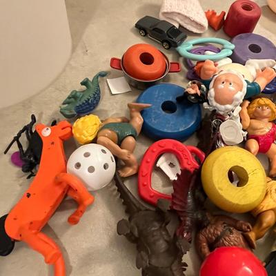 Lot of toy parts and stuff!