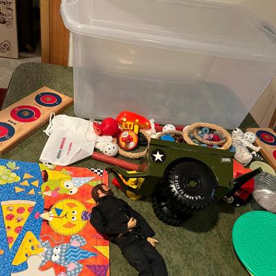 Tub of Misc Toys.