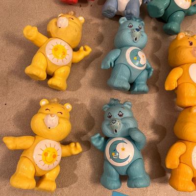 Care Bears Plastic Figures Lot #1