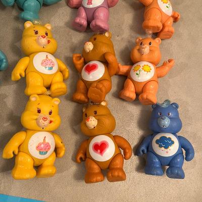 Care Bears Plastic Figures Lot #1