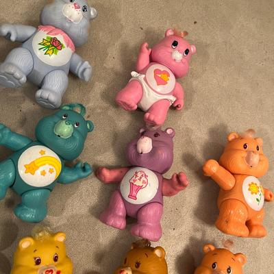 Care Bears Plastic Figures Lot #1