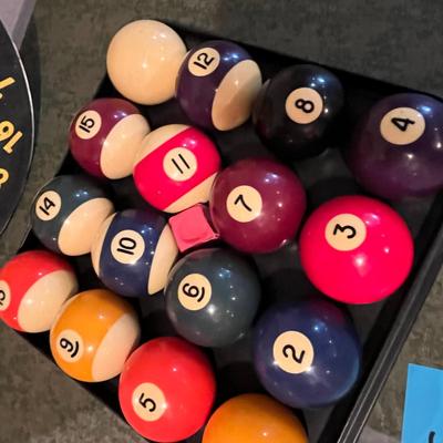 Billiard Balls & Dart board