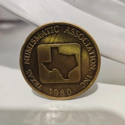 Texas numismatic association medal