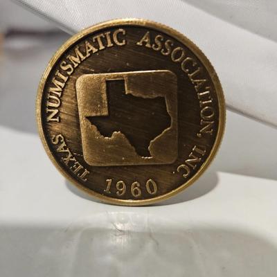 Texas numismatic association medal