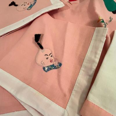 Embroidered Table cloths & napkins