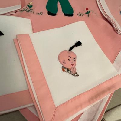 Embroidered Table cloths & napkins