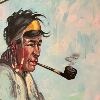 O.E. Manry Native American Painting