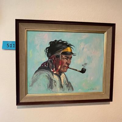 O.E. Manry Native American Painting