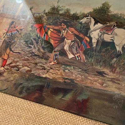 Lot of 2 Western Prints