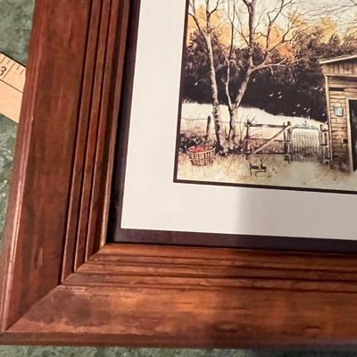 Lot of 2 Country Farm Prints.
