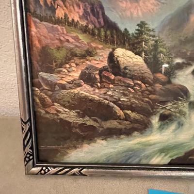 Vintage Mountain Print