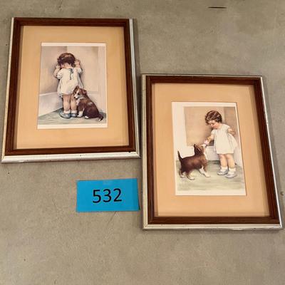 Small Girl & Puppy prints.