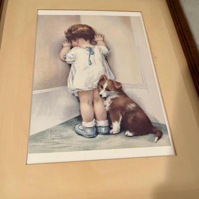 Small Girl & Puppy prints.
