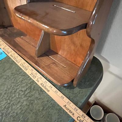 Maple Early American Style Wall Shelf