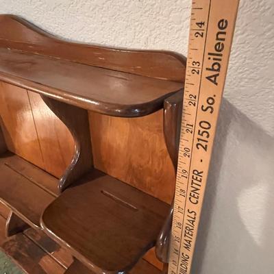 Maple Early American Style Wall Shelf