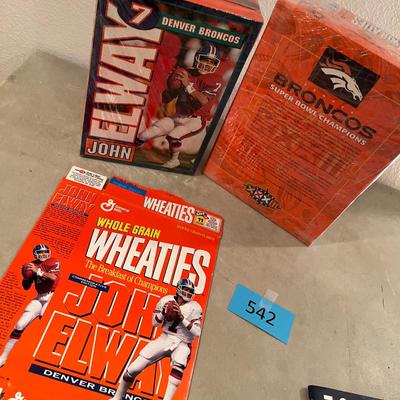 Wheaties JOHN ELWAY boxes