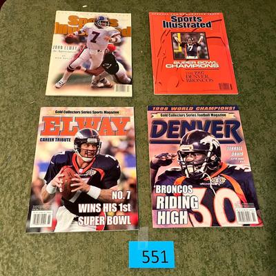 Magazines on Broncos & Elway
