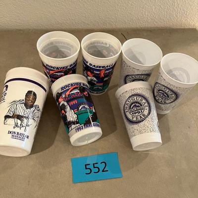 Rockies Baseball Tumblers