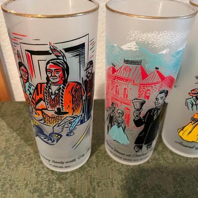 Set of 6 Colorado Tumblers 1959