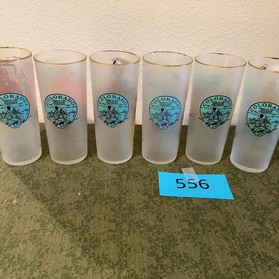 Set of 6 Colorado Tumblers 1959