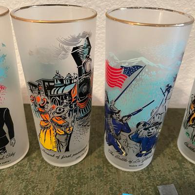 Set of 6 Colorado Tumblers 1959