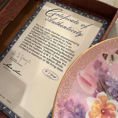 Limited Edition Plates in carrier