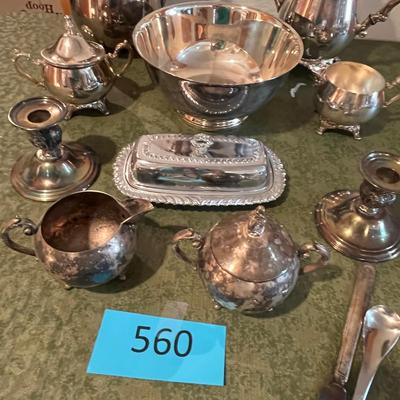 Lot of Silver Plate items