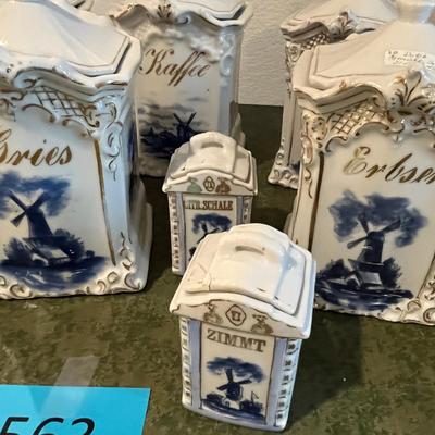 German / Bavaria SPICE Canister Set Very vintage