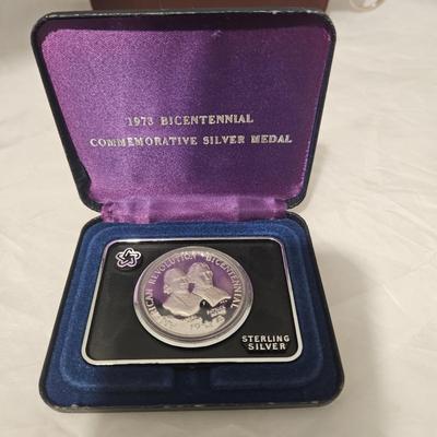1973 Bicentennial commemorative silver medal