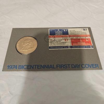 1974 Bicentennial first day cover