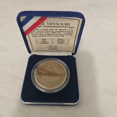 Uss. Missouri naval commemorative coin