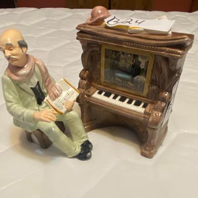 Upright Piano and Player Music Box Works!