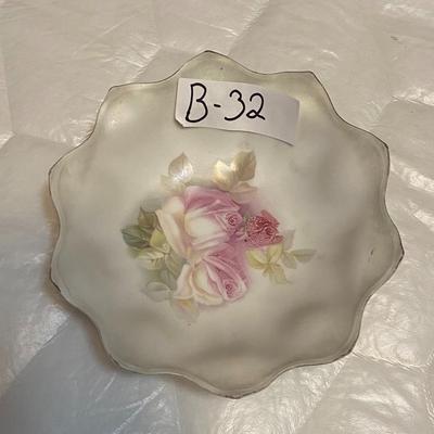 Floral Footed Bowl