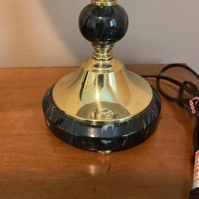 U.S. Naval Academy Brass and Marble Table Lamp