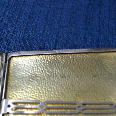 LOT 388. VINTAGE STERLING SILVER CIGARETTE CASE