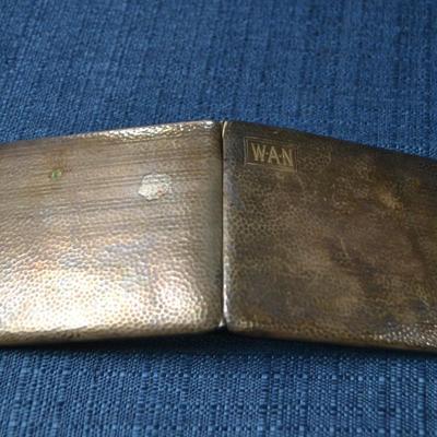 LOT 388. VINTAGE STERLING SILVER CIGARETTE CASE