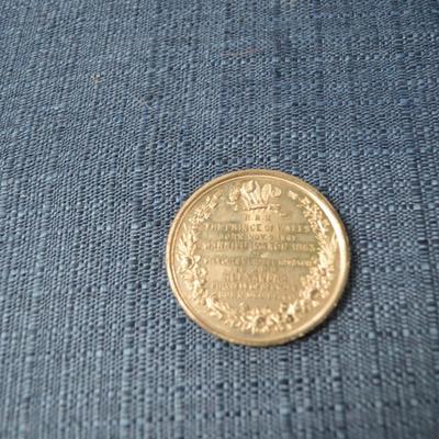 LOT 363.  1865 THE PRINCE OF WALES AND PRINCESS ALEXANDRA MEDAL