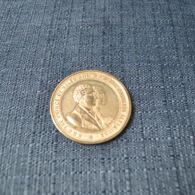LOT 363.  1865 THE PRINCE OF WALES AND PRINCESS ALEXANDRA MEDAL