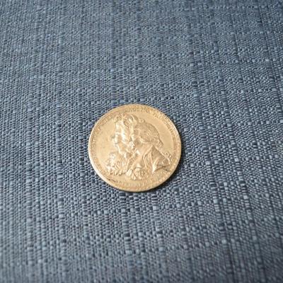 LOT 366 GEORGE PRINCE OF WALES & CAROLINA PRINCESS OF BRUNSWICK 1879 MEDAL/COIN