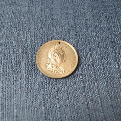 LOT 367 GEORGIUS  IV  DG REX CROWNED JULY 19, 1821 MEDAL/COIN