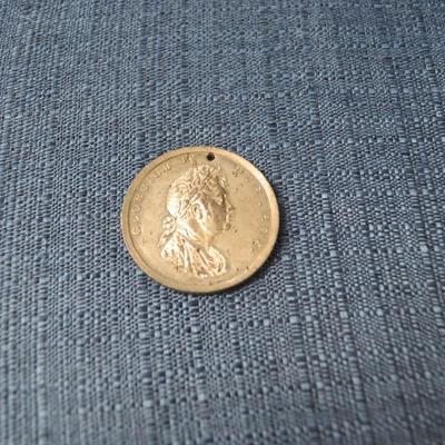 LOT 367 GEORGIUS  IV  DG REX CROWNED JULY 19, 1821 MEDAL/COIN