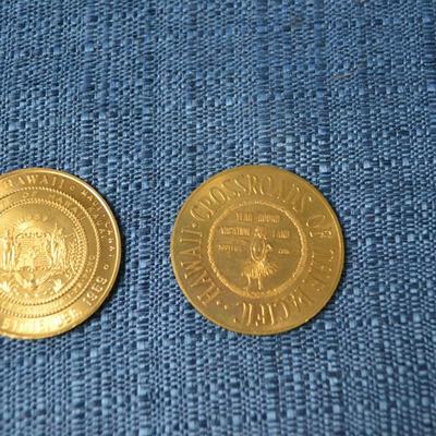 LOT 379. HAWAII TOKENS/COIN