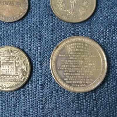 LOT 396  VARIETY OF COINS AND TOKENS