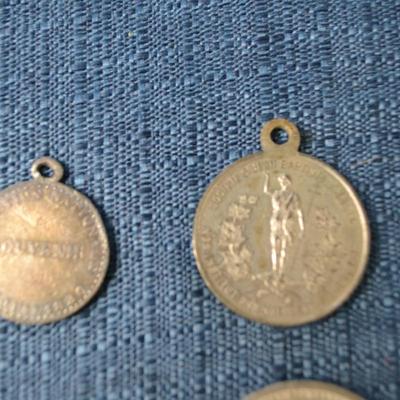 LOT 396  VARIETY OF COINS AND TOKENS