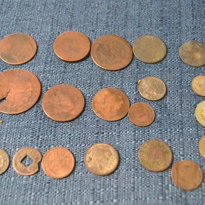 LOT 403. VARIETY OF COINS